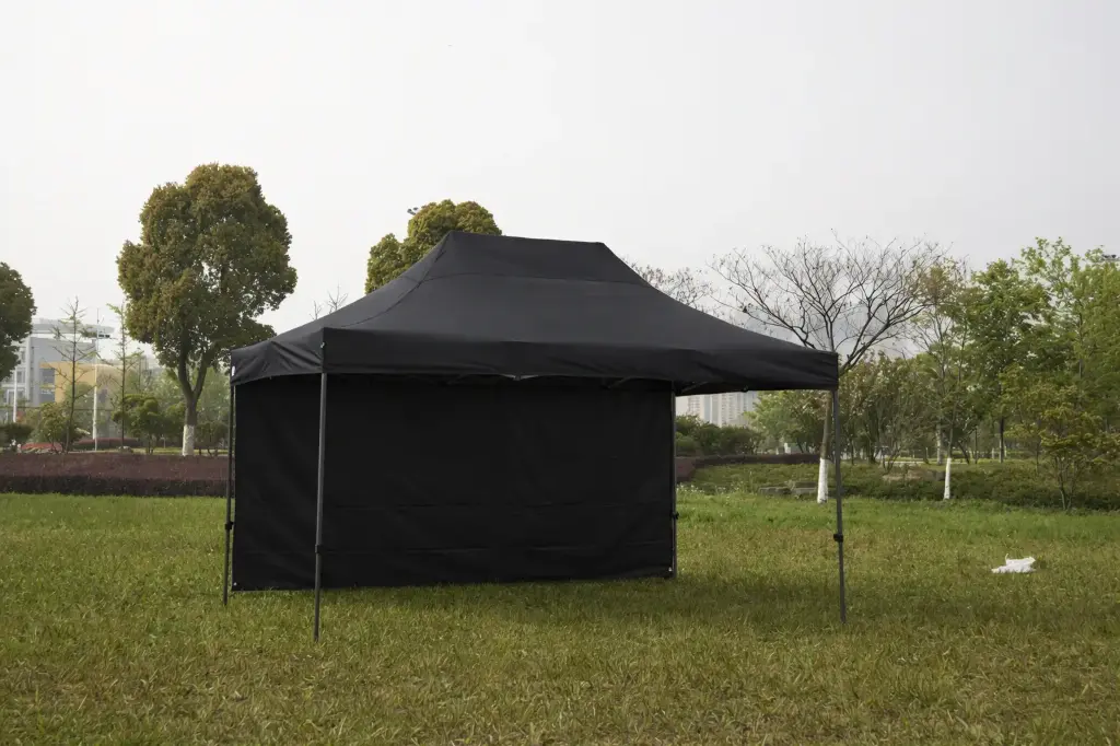 Einde reeks: vouwtent 3 x 4,5 m Solid 30 zwart