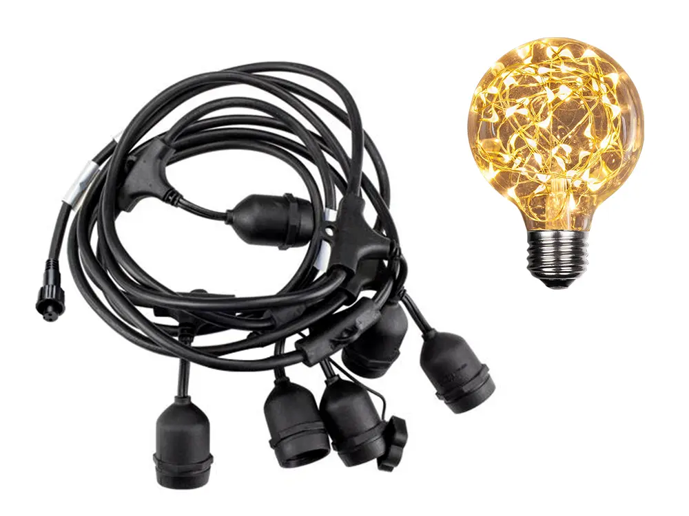 LED lichtslinger - extensionkabel 4 m (fairy lights)