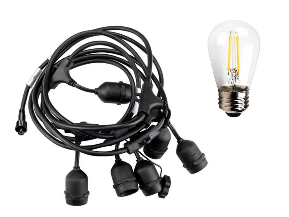 LED Lichtslinger - extensionkabel 4 m (retro)