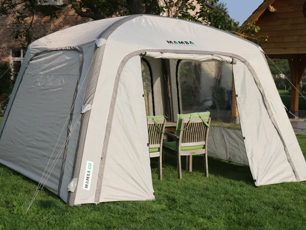 Opblaasbare partytent 3,6 x 3,6 m - set zijwanden