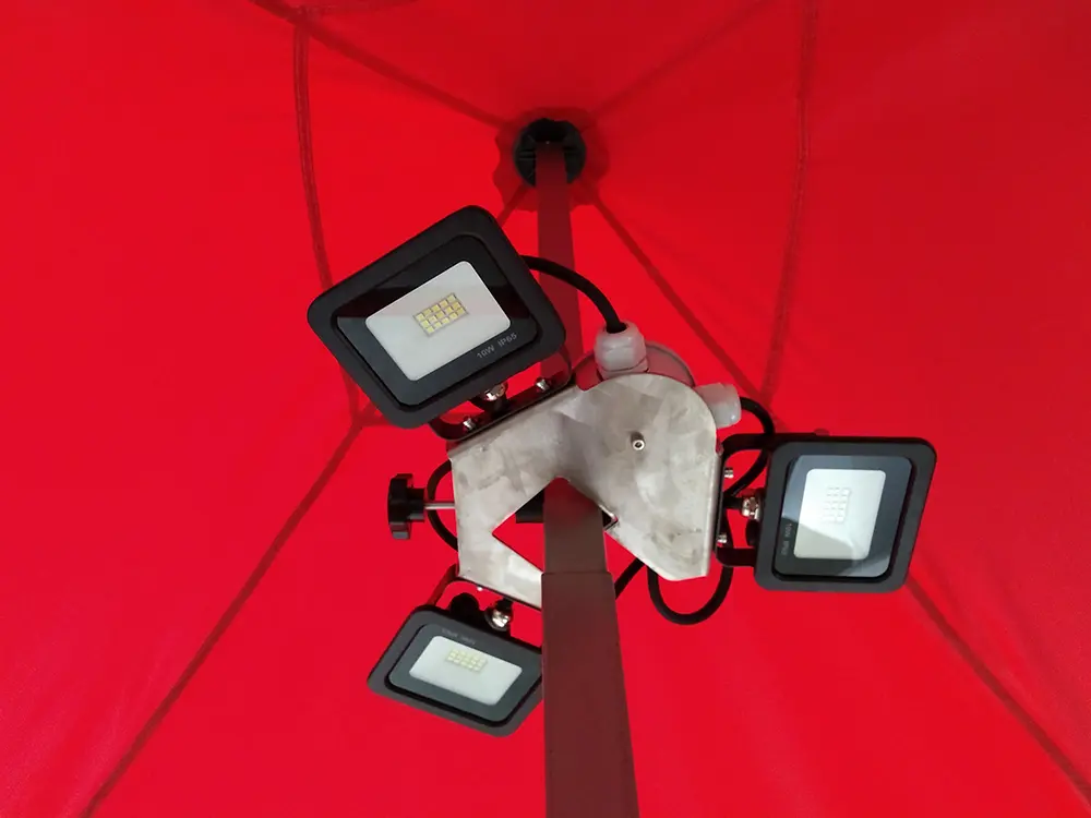 Vouwtent verlichting 3-LED