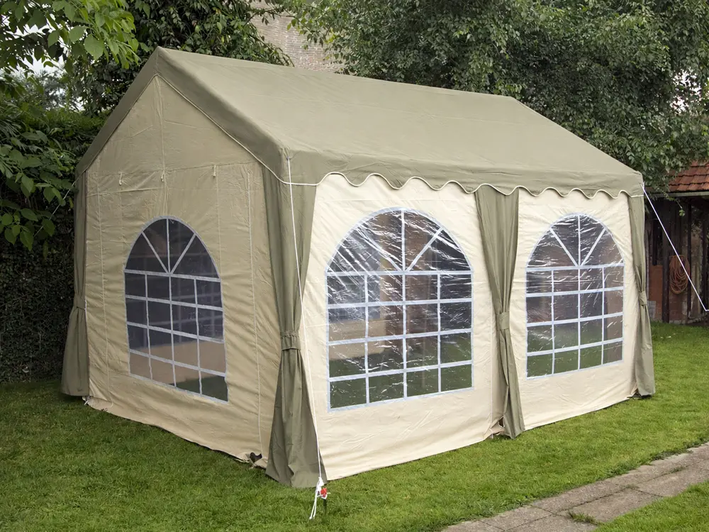 Partytent 3 x 4 m polyester beige/zand