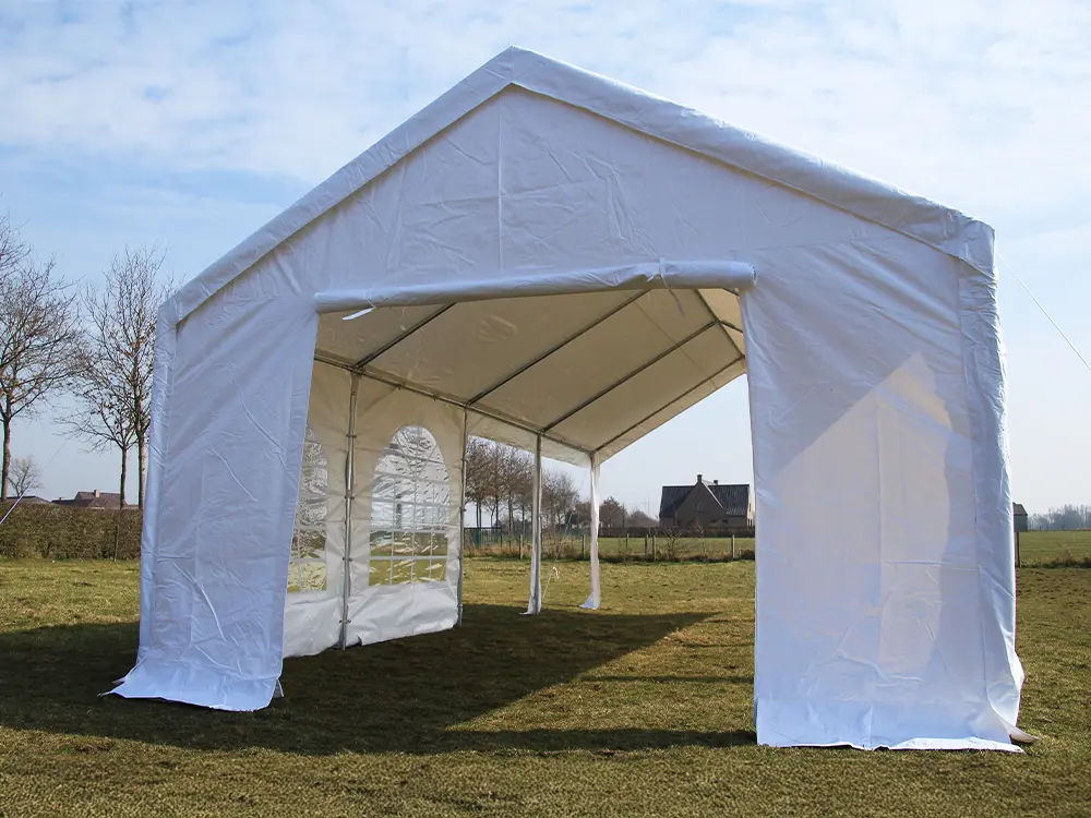 Partytent 4 x 10 m pvc pro 50 HQ (Wit)