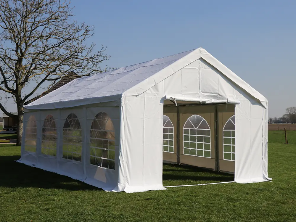 Partytent 4 x 8 m pvc pro 50 HQ (Wit)