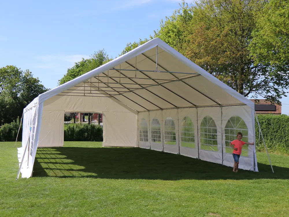 Partytent 6 x 12 m pvc pro 50 HQ (Wit)