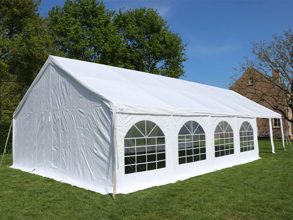 Partytent 6 x 12 m pvc pro 50 (Wit)