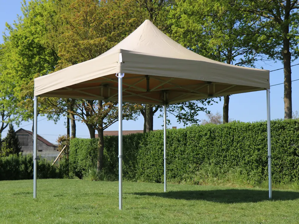 Vouwtent 3 x 3 m Solid 50 pvc (Wit)
