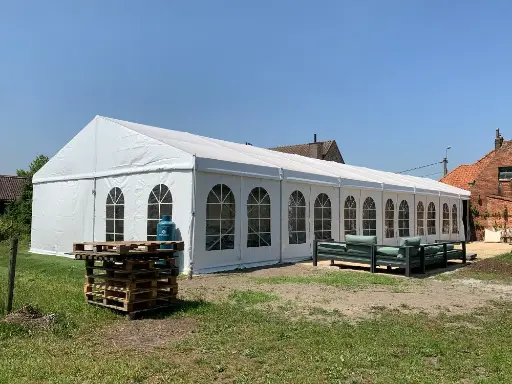 Modulaire kadertent 10 meter breed