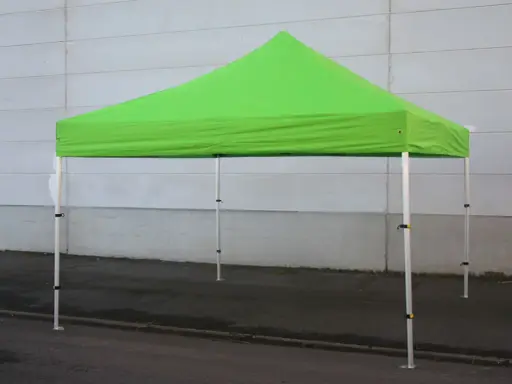Einde reeks: vouwtent 4 x 4 m Solid 50 limoen