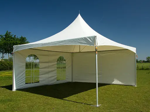 Pagodetent 4 x 4 m pvc pro: zijwandenpakket
